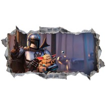 Vinilos y pegatinas 3d the mandalorian videojuego fortnite